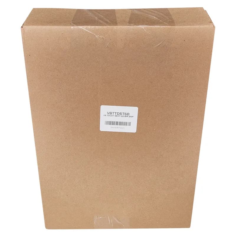Victoria Bay Toilet Seat Cover Dispenser 1.91X10.24X15 IN Plastic Black Translucent 1/Each