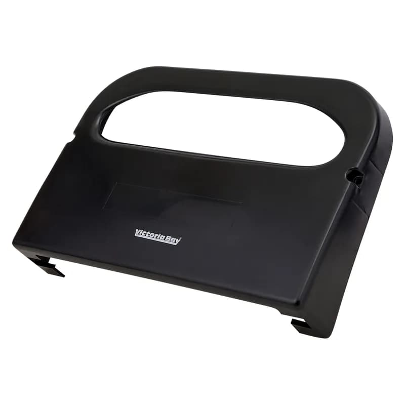 Victoria Bay Toilet Seat Cover Dispenser 1.91X10.24X15 IN Plastic Black Translucent 1/Each