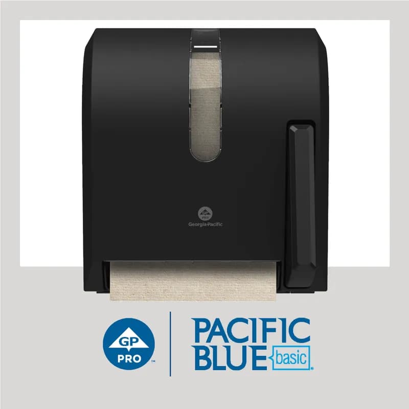 Pacific Blue Basic Roll Paper Towel 7.875IN X350FT 1PLY Kraft Standard Roll EPA Indicator 12 Rolls/Case