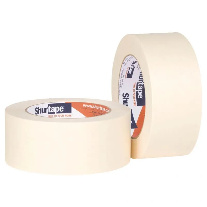 CP 106 Masking Tape 2IN X60YD Natural Medium-High Adhesion General Purpose Grade 24 Rolls/Case