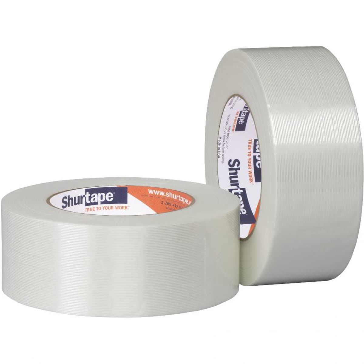 Filament Tape 48MM X55M White 4.5MIL 24 Count/Case 64 Cases/Pallet