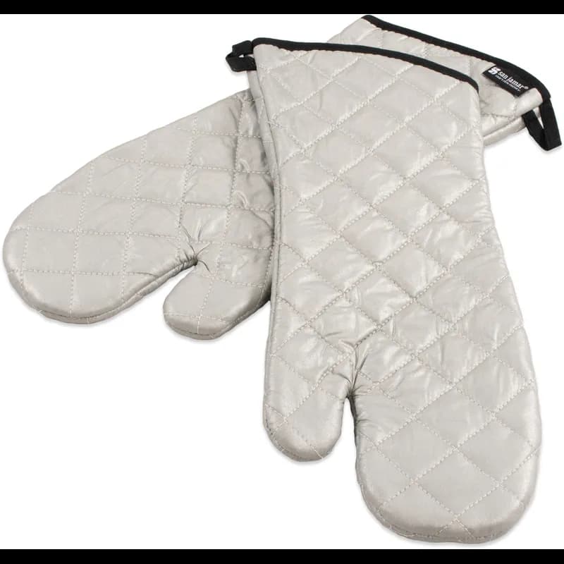Carlisle Foodservice Products® Oven Mitt 17 IN Silicone Poly Cotton Heat And Cold Protection From 0°F to 400° F 1/Each