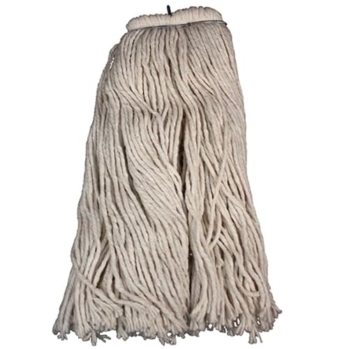 Impact® Mop Head 20 OZ White Cotton Cut End Screw Type 1/Each