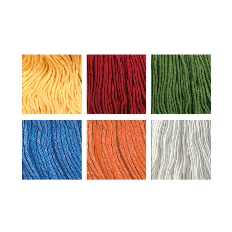 Mop Head Medium (MED) Green 4PLY All-Purpose Blend 1/Each