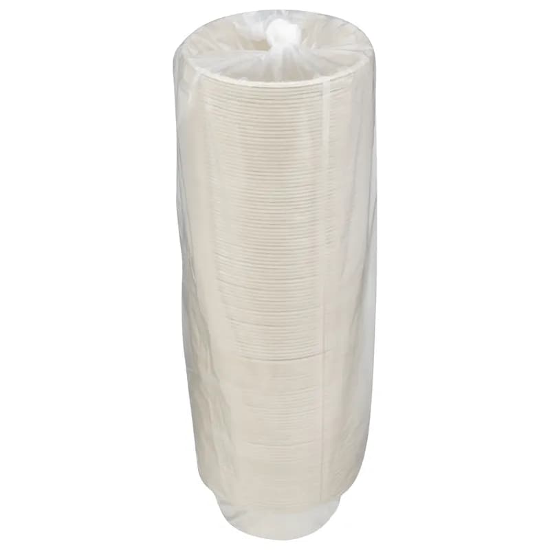 Pulp Plus™ Bowl 16 OZ Pulp Fiber Natural Round Shallow Wide 500/Case