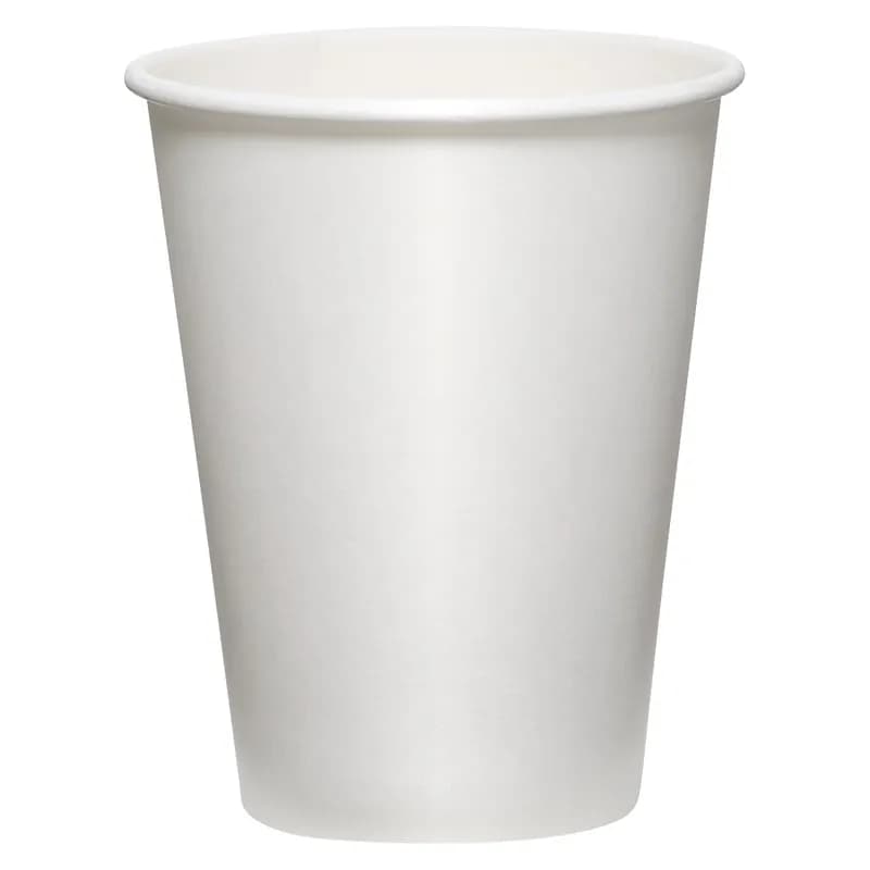 Cold Cup 8-9 FLOZ Double Wall Poly-Coated Paper White 1000/Case