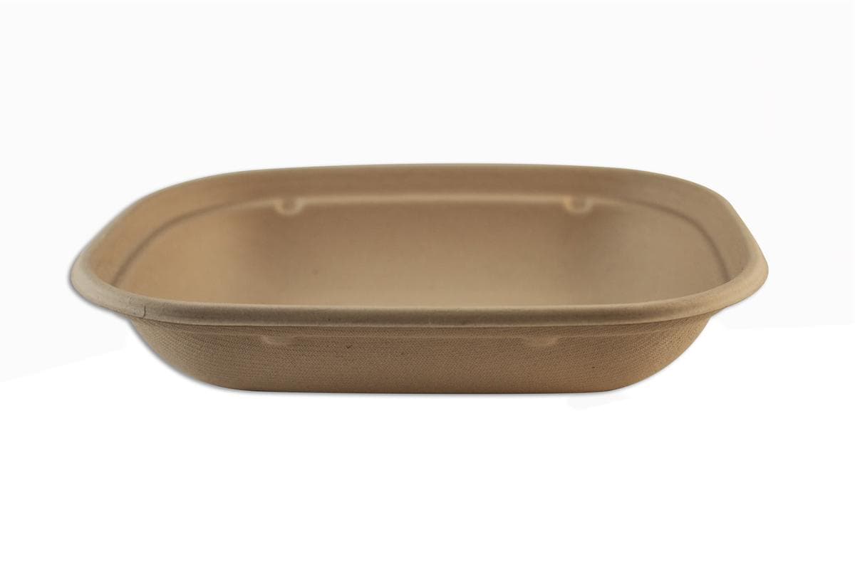 20 OZ Bamboo Unbleached Plant Fiber PLA 400/Case