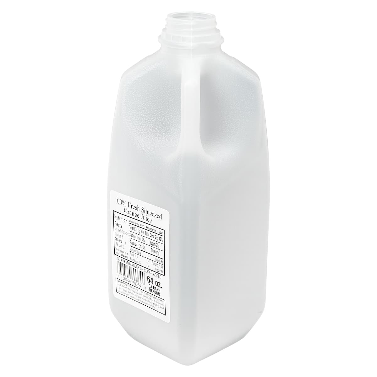 Orange Juice Bottle 64 OZ 108/Case