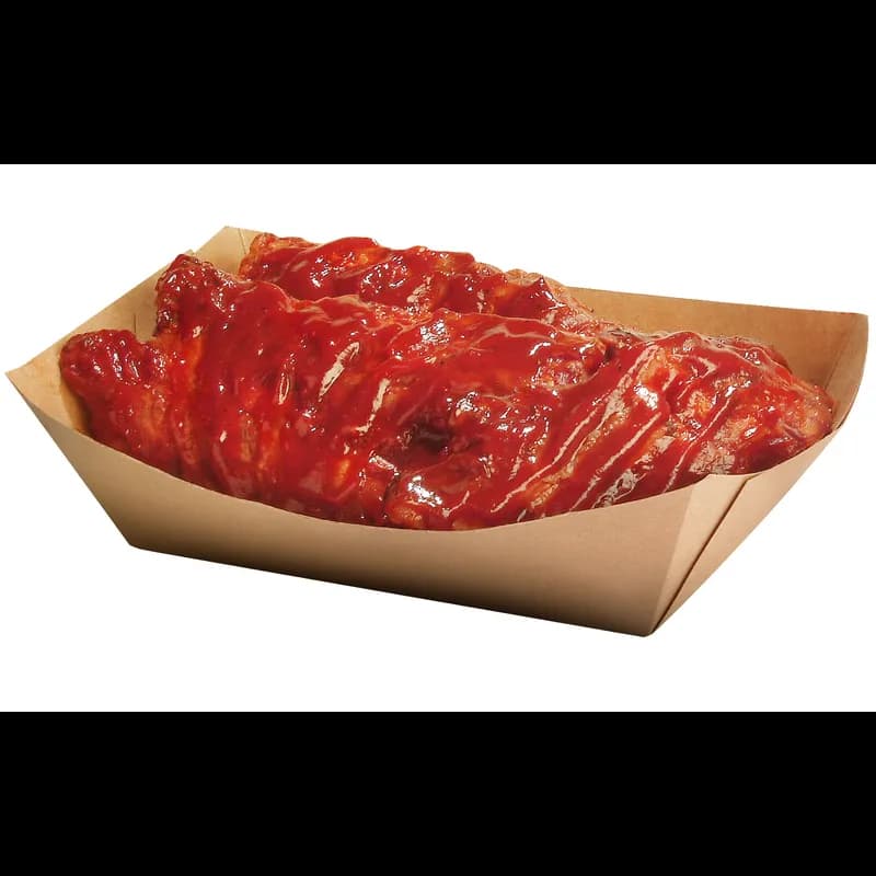 Bagcraft® EcoCraft® Food Tray 5 LB Wax Coated Paper Kraft 500/Case