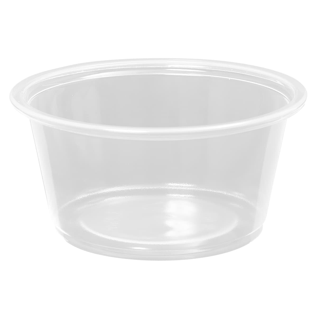 Victoria Bay Souffle & Portion Cup 3.25 OZ PP Clear Round 50 Count/Pack 50 Packs/Case 2500 Count/Case