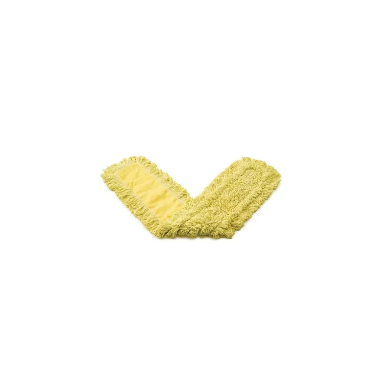 Dust Mop 24X5 IN Yellow Cotton Synthetic Blend Loop End 1/Each