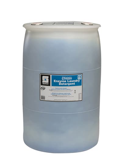 Clothesline Fresh® Enzyme Laundry Detergent 11 Pleasant Scent Laundry Detergent 55 GAL Neutral Liquid 1/Drum