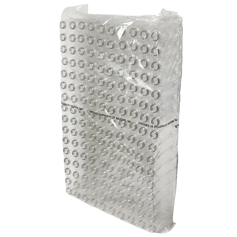 Bottle 16 OZ Plastic Square 22.5GM 160/Bag