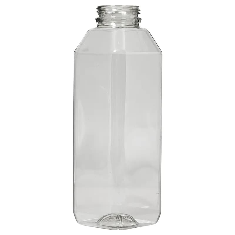 Bottle 16 OZ Plastic Square 22.5GM 160/Bag