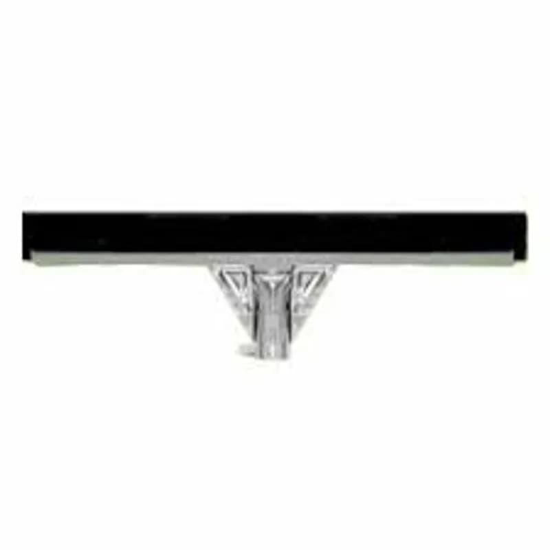 Floor Squeegee Light Duty Rubber Steel Black Straight With 22IN Head 1/Each