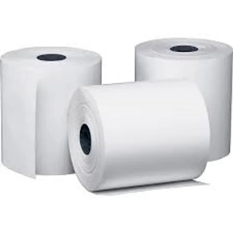 Point-of-Sale (POS) Cash Register Receipt Roll 3.13IN X230FT White Thermal Paper 50/Case