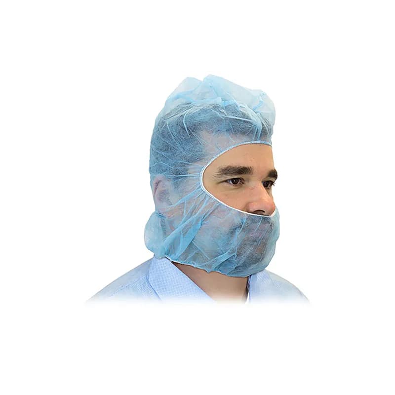 Hairnet Ninja Hood XL Blue PP 1000/Case
