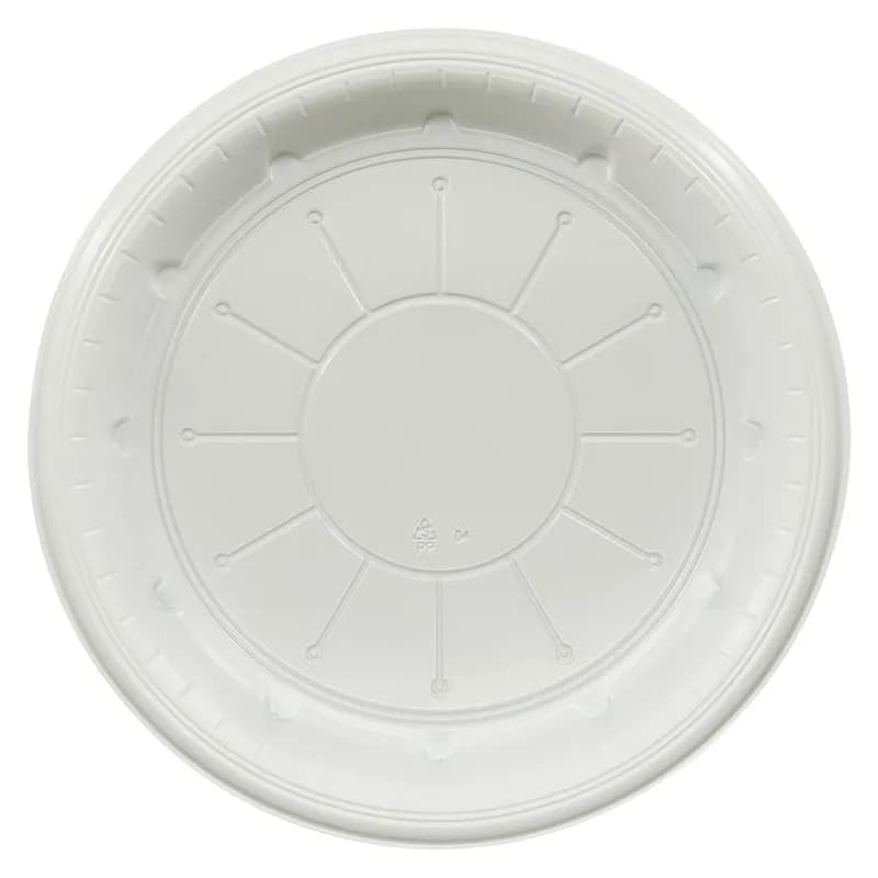 Victoria Bay High Temperature Plate 9X0.85 IN PP White Round Microwave Safe Freezer Safe 500/Case