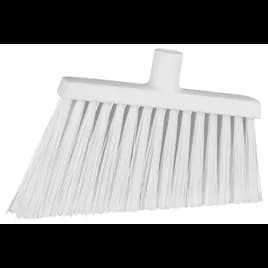 Vikan® Broom 11.4X1.6X8.7 IN White PP Stainless Steel Polyester PET Angled Split Bristle 1/Each