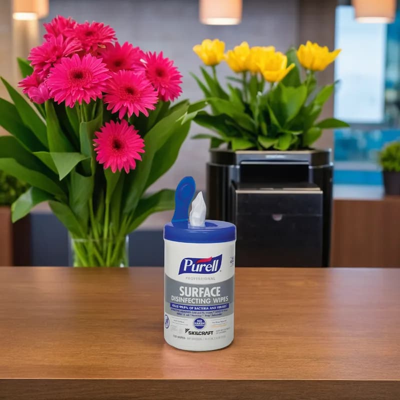SKILCRAFT® Purell® Disinfectant Multi Surface Wipe 4/Case