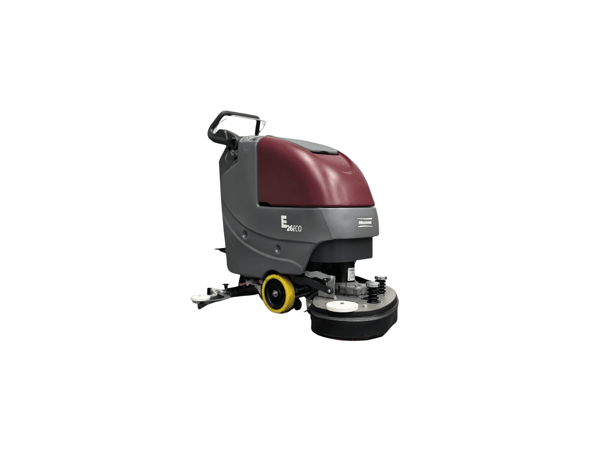 Eco Auto Scrubber 19 GAL 26IN 180 RPM Walk Behind On-Board Charger Pad 2 Brushes 1/Each