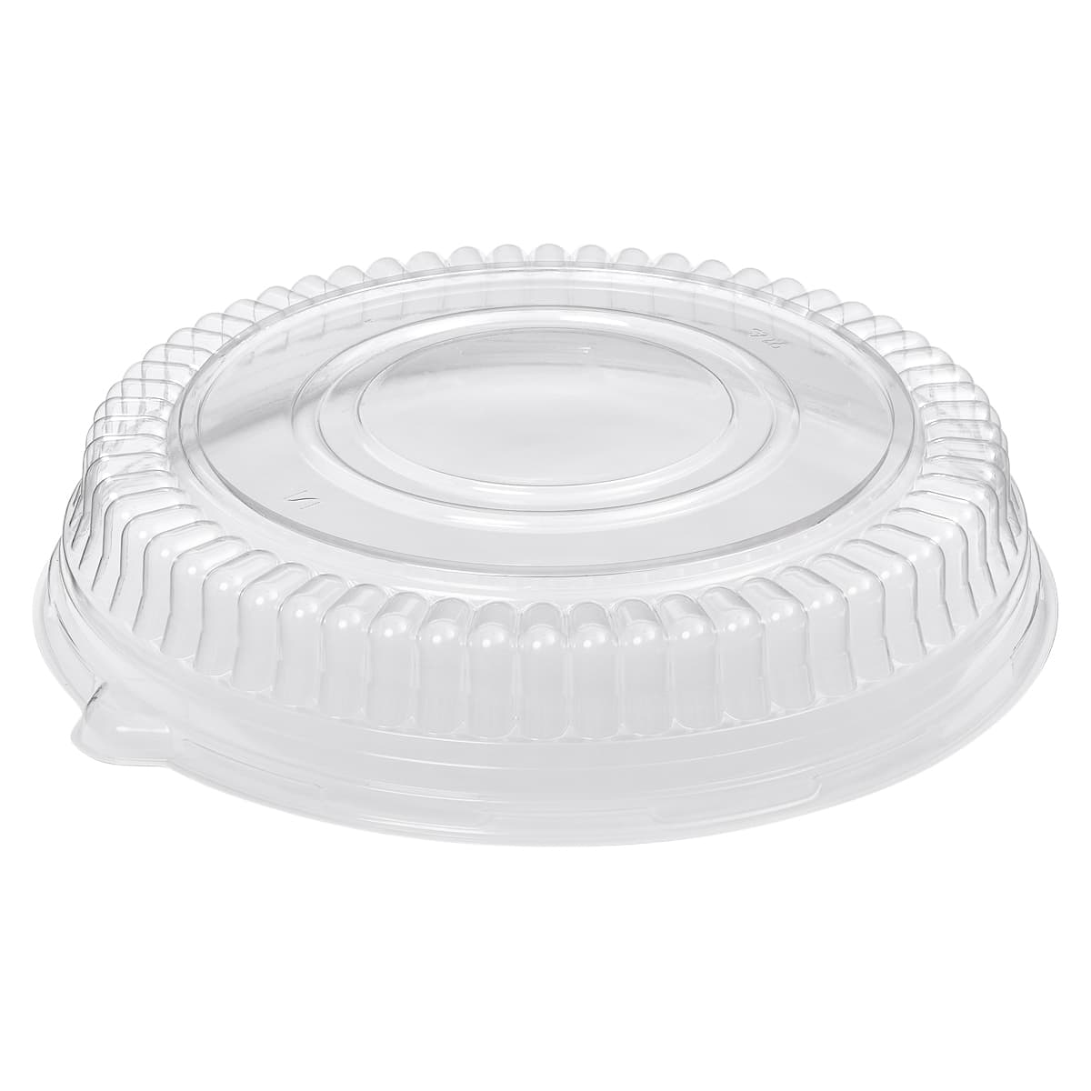 Victoria Bay Lid Low Dome 12X2 IN PET Clear Round For Catering Tray 36/Case