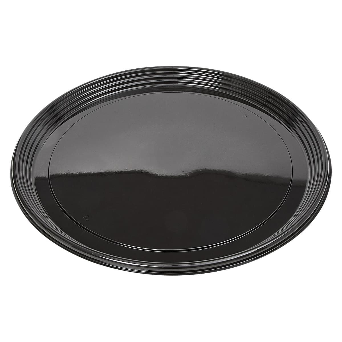 Victoria Bay Serving Tray 18 IN PET Black Round 36/Case