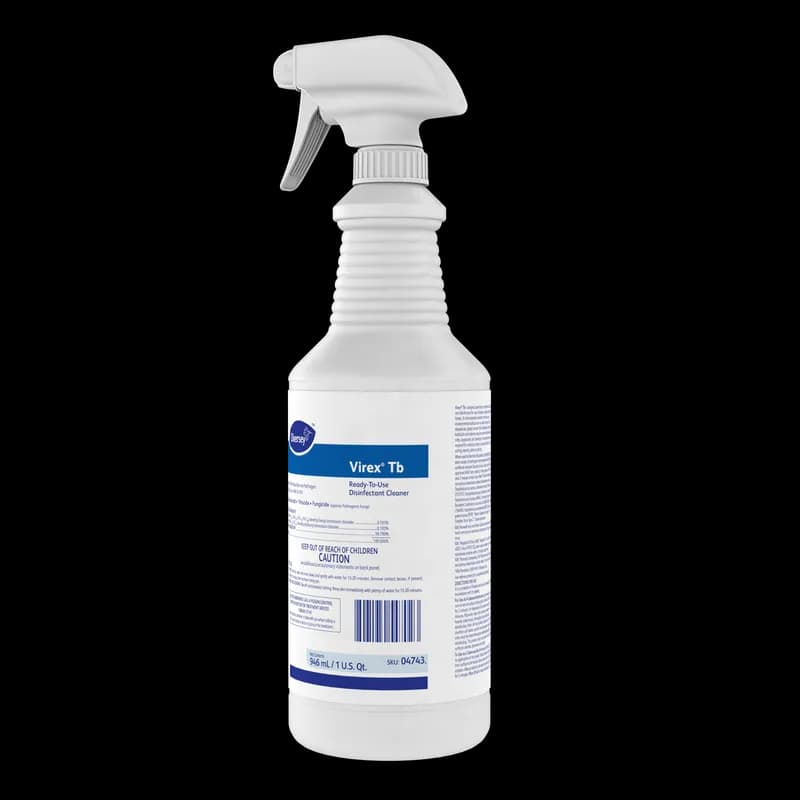 Virex® Tb Lemon Disinfectant Cleaner 32 FLOZ Multi Surface Liquid RTU Quat 12/Case