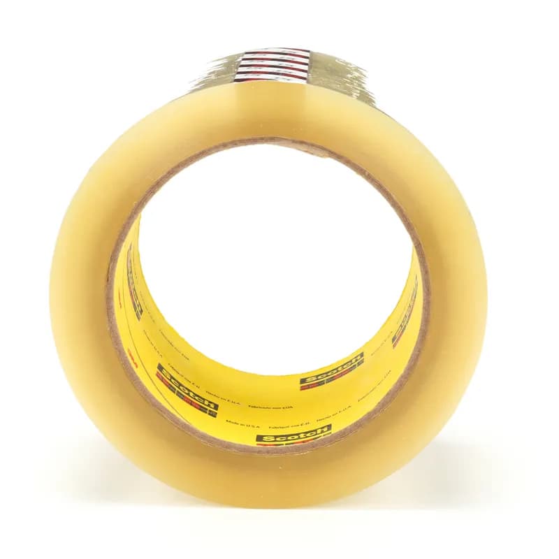 Scotch® 375 Box Seal Tape 1.88IN X54.68YD Clear PP Hot Melt 36/Case