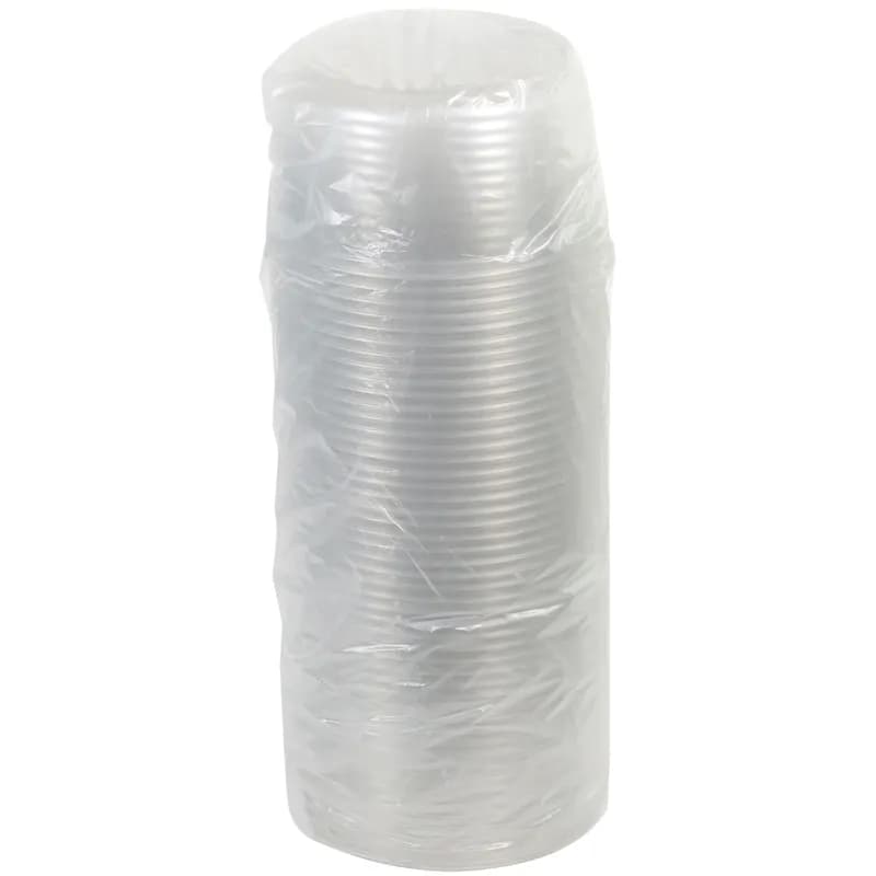 Lid High Dome 8.88X4.5 IN 1 Compartment PET Clear Round For 9 OZ Cake Bakery Container Smooth Unhinged 100/Case
