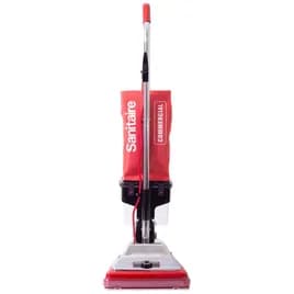 Sanitaire® TRADITION® Upright Vacuum Dirt Cup 14.5X26.75X9.75 IN 1.9 QT 12IN Black Red Gray 7 amp With 50FT Cord 1/Each