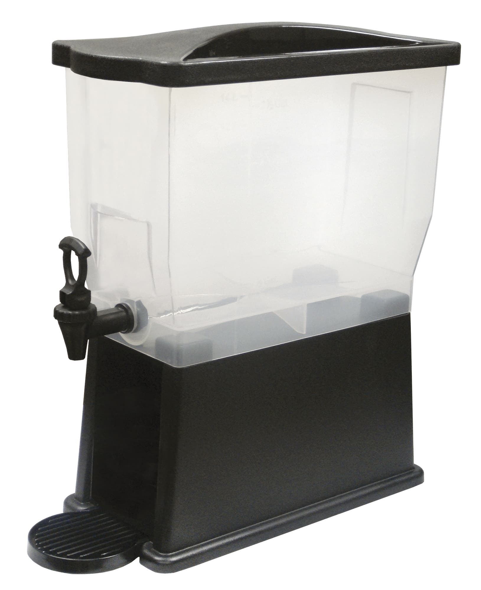 Beverage Dispenser 16.375X8X12.5 IN 3 GAL Plastic Stain Resistant Slim Base 1/Each
