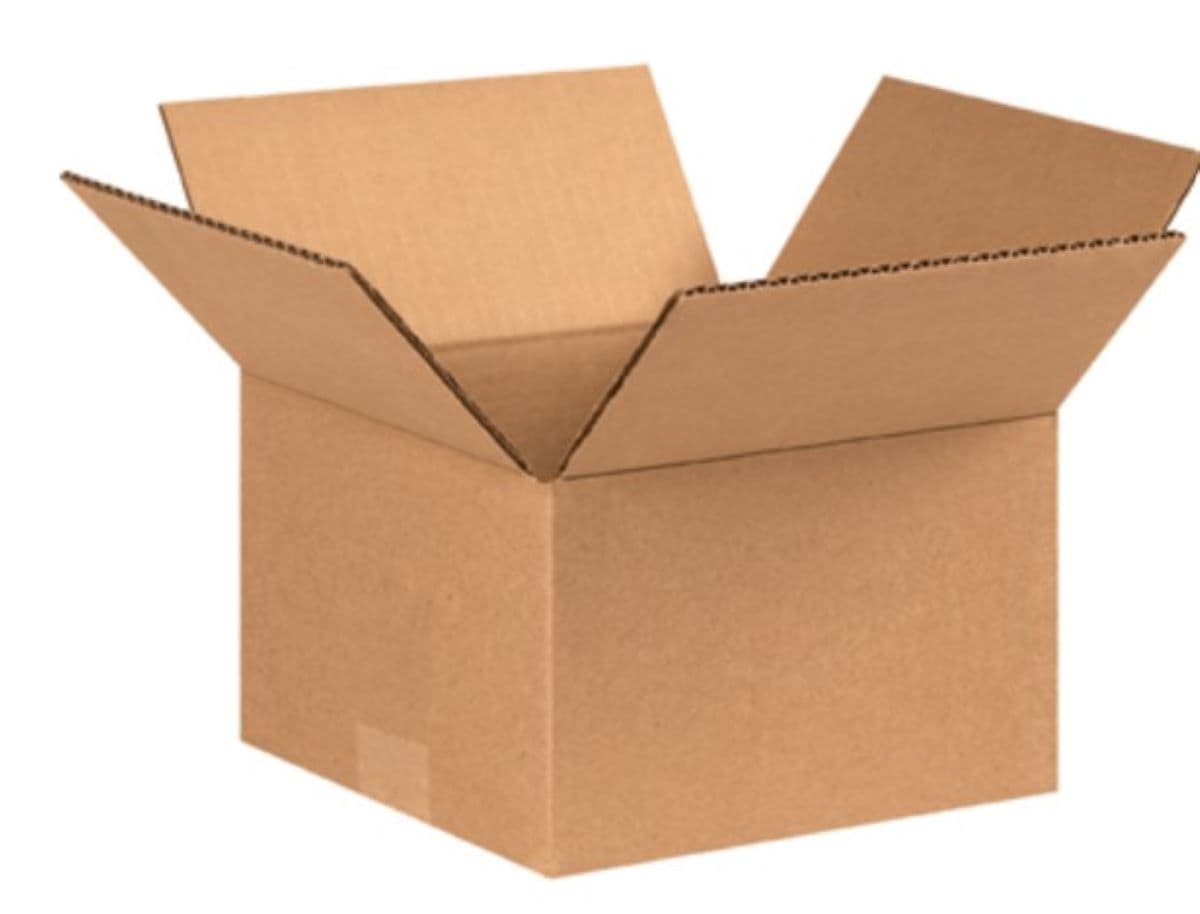 Box 8X8X5 IN Corrugated Cardboard 32ECT 1/Each