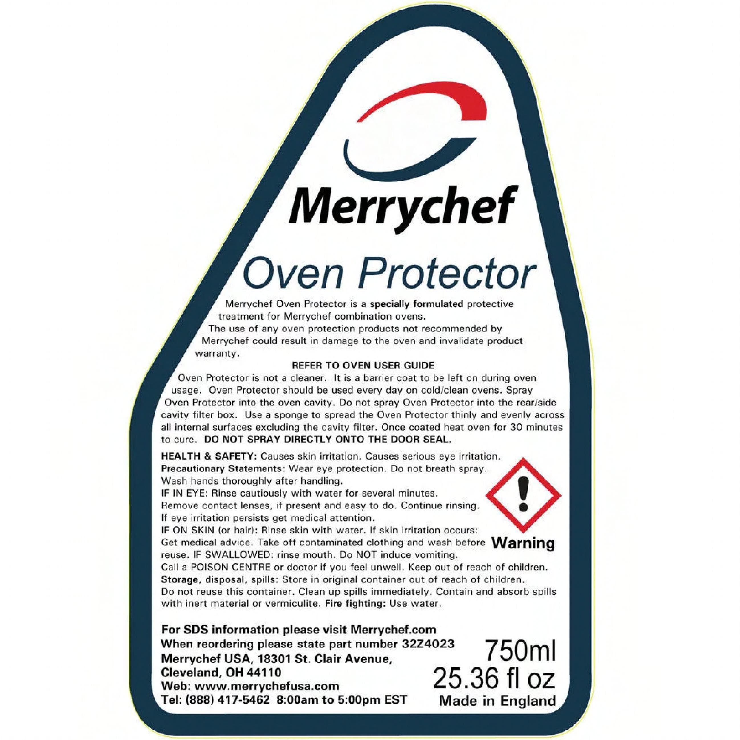 Merrychef Oven Protectant 6/Case