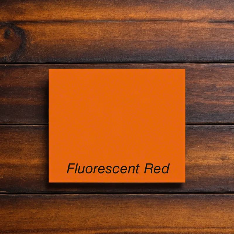 M1151 Label Red Fluorescent 16 Sleeves/Case