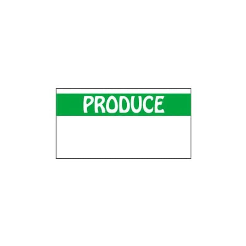 M1110 Produce Label Green 15 Sleeves/Case