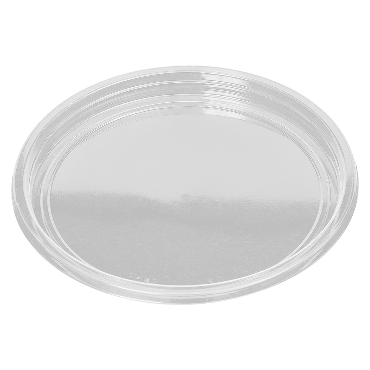 Victoria Bay Lid RPET Clear Round For 8-32 OZ Deli Container Recessed 50 Count/Pack 10 Packs/Case 500 Count/Case