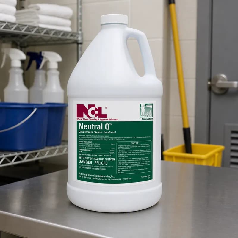 Neutral-Q™ Floral One-Step Disinfectant 1 GAL Multi Surface Neutral Concentrate 4/Case