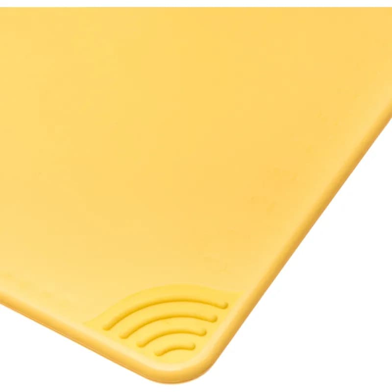 San Jamar Saf-T-Grip Cutting Board 18X24X0.5 IN Yellow 1/Each