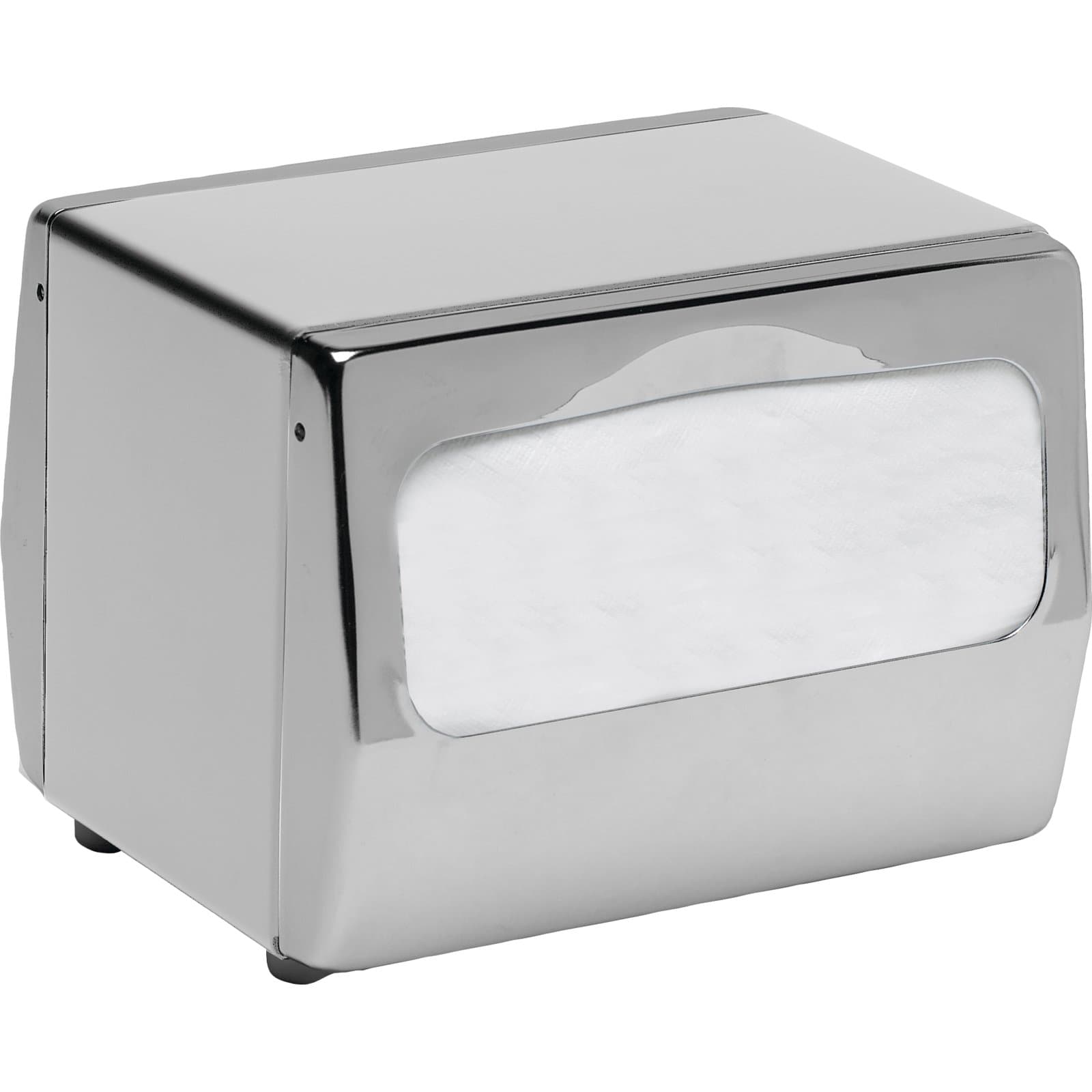 Dispenser Napkins 6.50X8.50X6.25 IN Steel Chrome Plated Full Fold Tabletop 1/Each