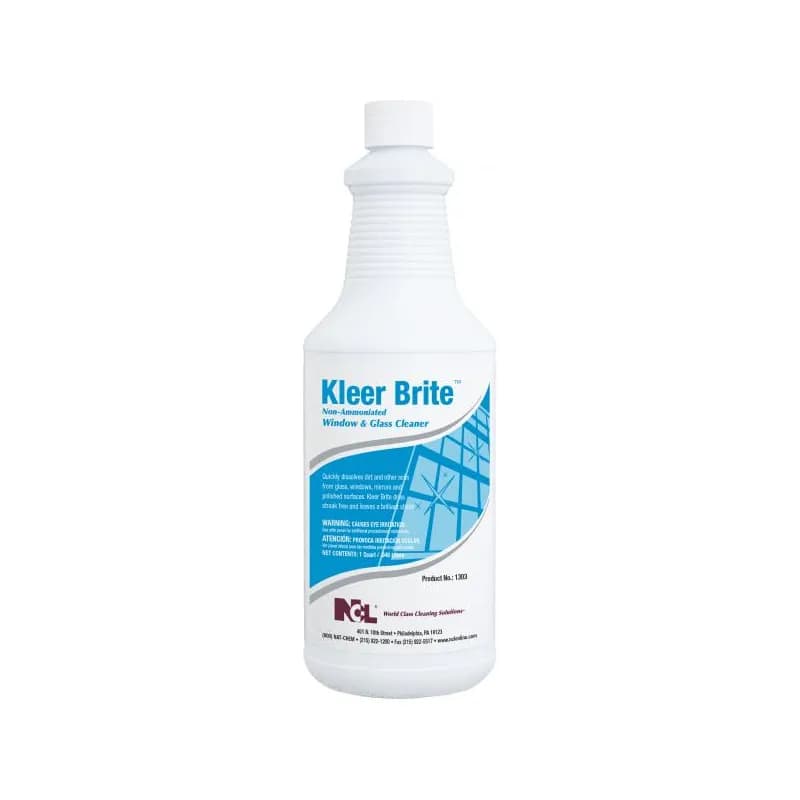 Kleer Brite Mild Scent Window & Glass Cleaner 32 FLOZ RTU Non-Ammoniated 12/Case