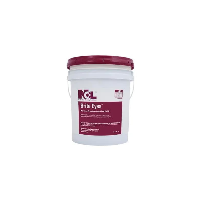 Brite Eyes® Floor Finish 12X12X15 IN 5 GAL Burnishing Daily RTU Integrated Latex & Oligomeric Polymer 1/Pail