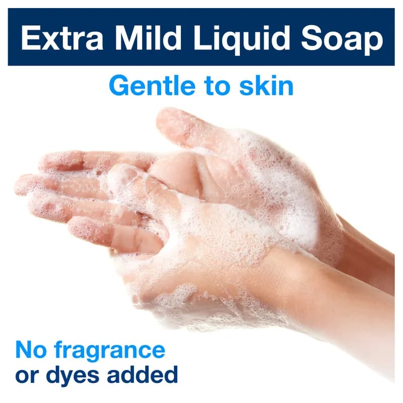 Tork Hand Soap Liquid 1 L Perfume-Free Clear Lotion Extra Mild For S1 1 Count/Pack 6 Packs/Case 6 Count/Case