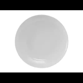 Florence Plate 9.625 IN China Porcelain White Round Coupe Fully Vitrified 24/Case