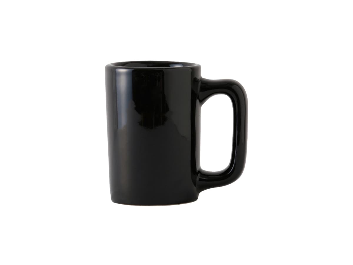 Texan Mug 10 OZ China Black Fully Vitrified Oven Safe Dishwasher Safe Microwave Oven Safe 24/Case