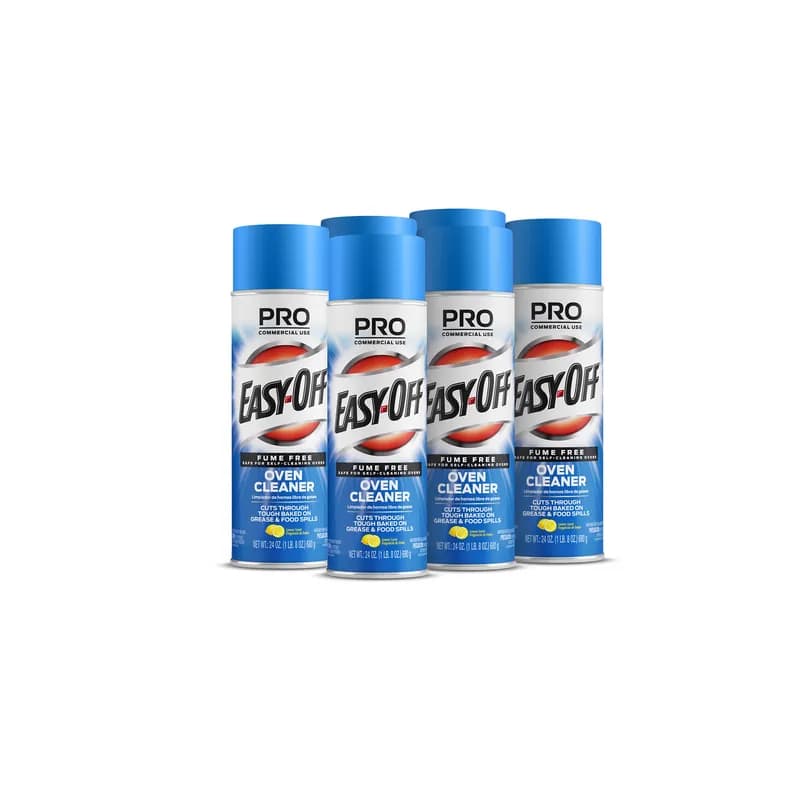 Easy-Off® Lemon Oven Cleaner 24 OZ Foam Aerosol Spray Fume Free 6/Carton