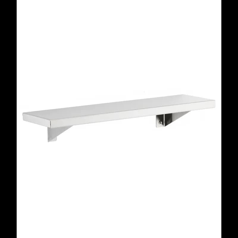 Utility Shelf 18X6 IN Stainless Steel Surface Mount Satin 1/Each