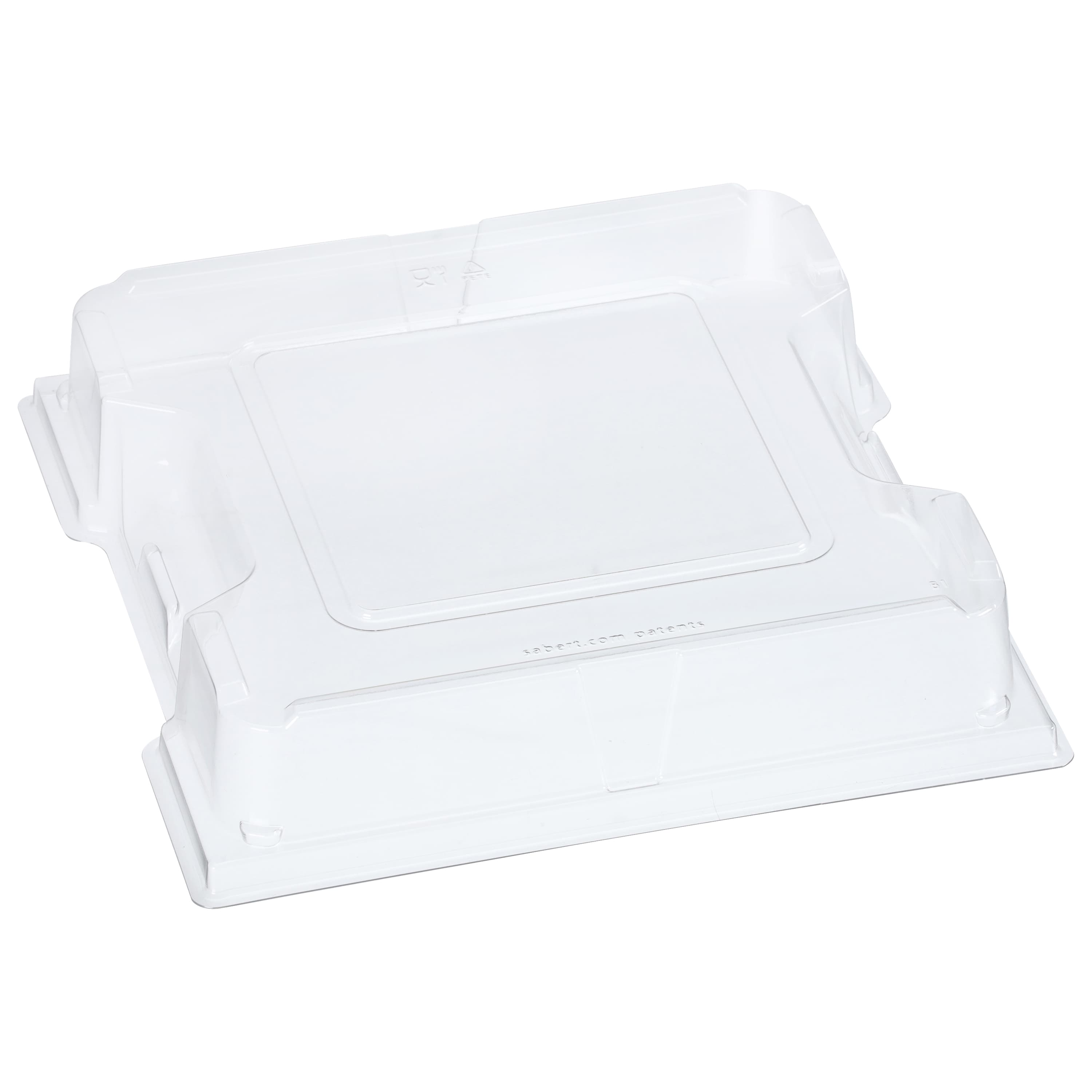 Lid Dome PET Clear For Kraft 9” x 9” EcoSnap Square Container 300/Case