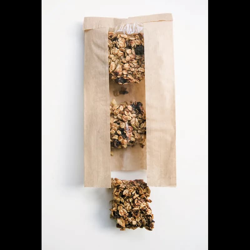 Vista Chic Cold & Hot Bag 4.7X8.7+2 IN Paper Kraft With Window 1000 Count/Case