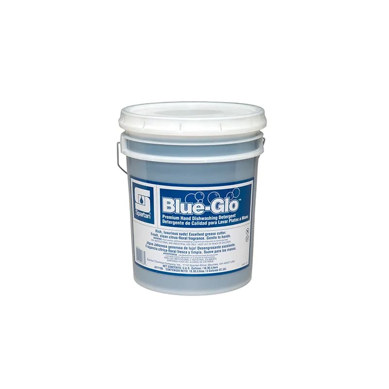 Blue-Glo Fresh Scent Manual Dish Detergent 5 GAL Neutral Liquid Premium 1/Pail